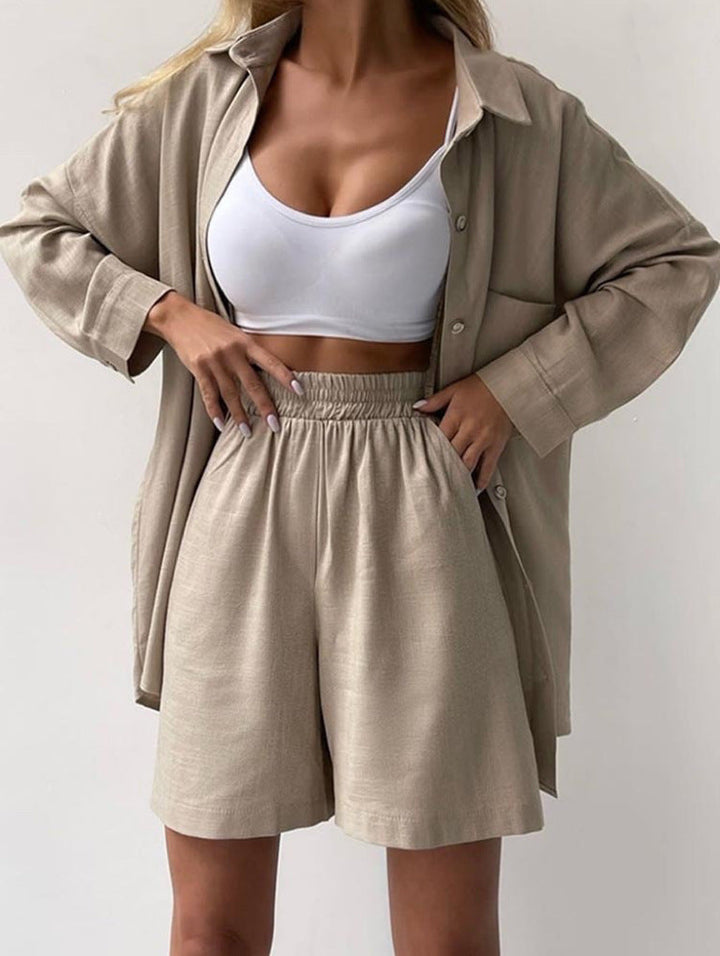 Catherine | Elegant Wide-Leg Set