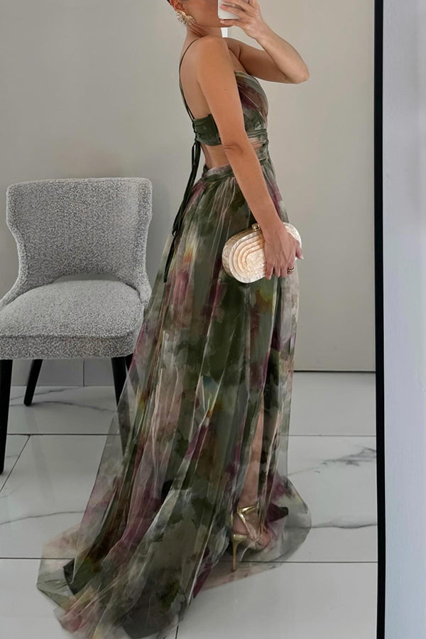 Ruth | Floral Printed Maxi Dress