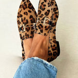 Frances | Elegant Leopard-Print Loafers