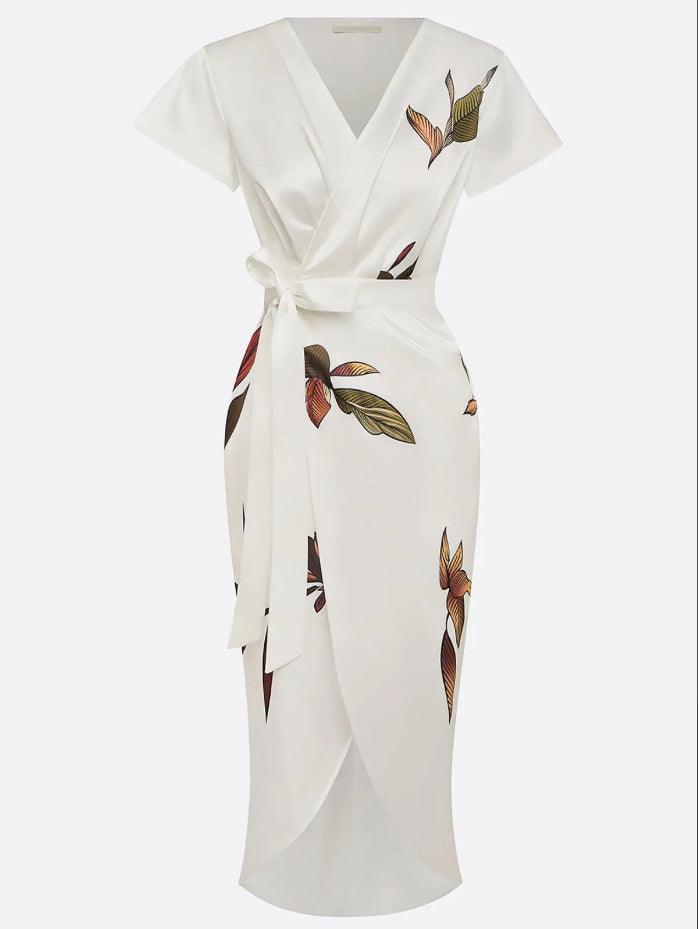 Freya | Satin Midi Short Dress