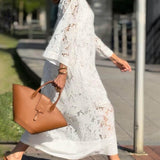 Madeleine | Floral Midi V-Neck Dress
