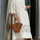 Madeleine | Floral Midi V-Neck Dress