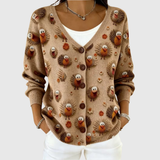 Georgia | Comfortable Knitted Button-Front Cardigan