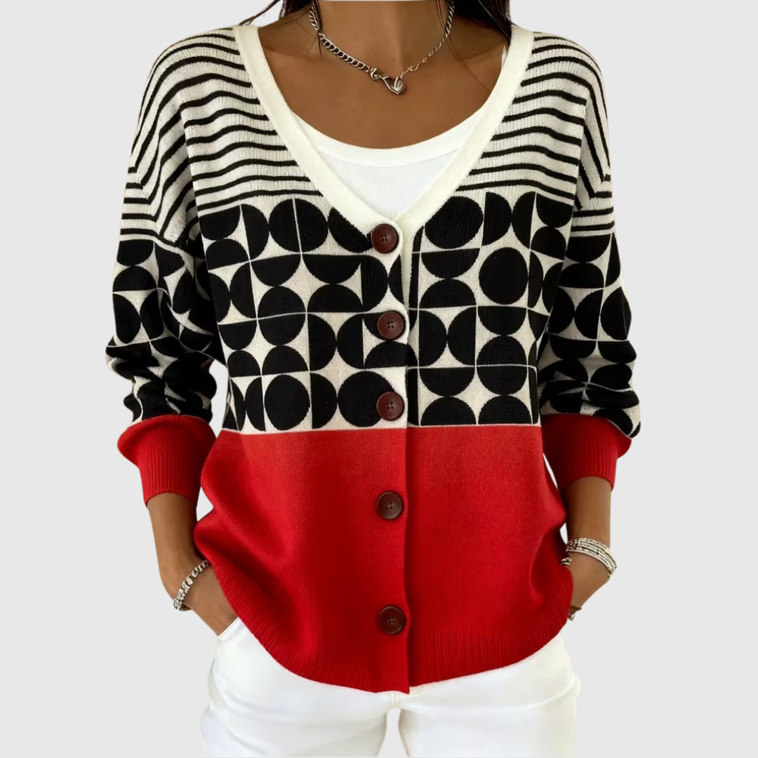 Madeleine | Comfortable Knitted Button-Front Cardigan