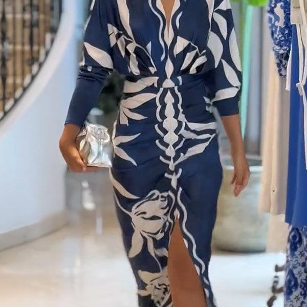Monica | Printed Midi Dress