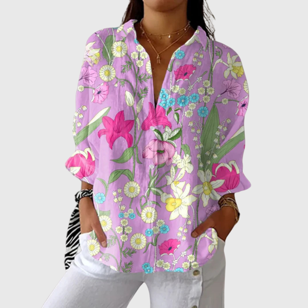 Ivy | Lightweight Printed Blouse
