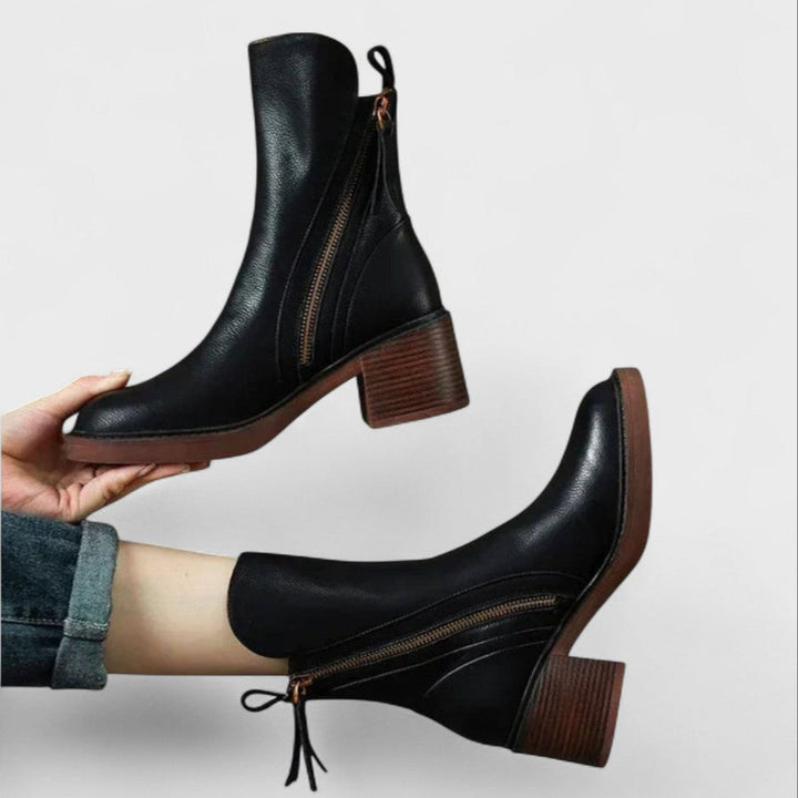 Joan | Leather Ankle Boots