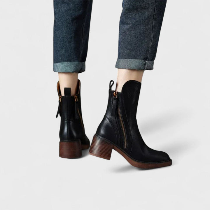 Joan | Leather Ankle Boots