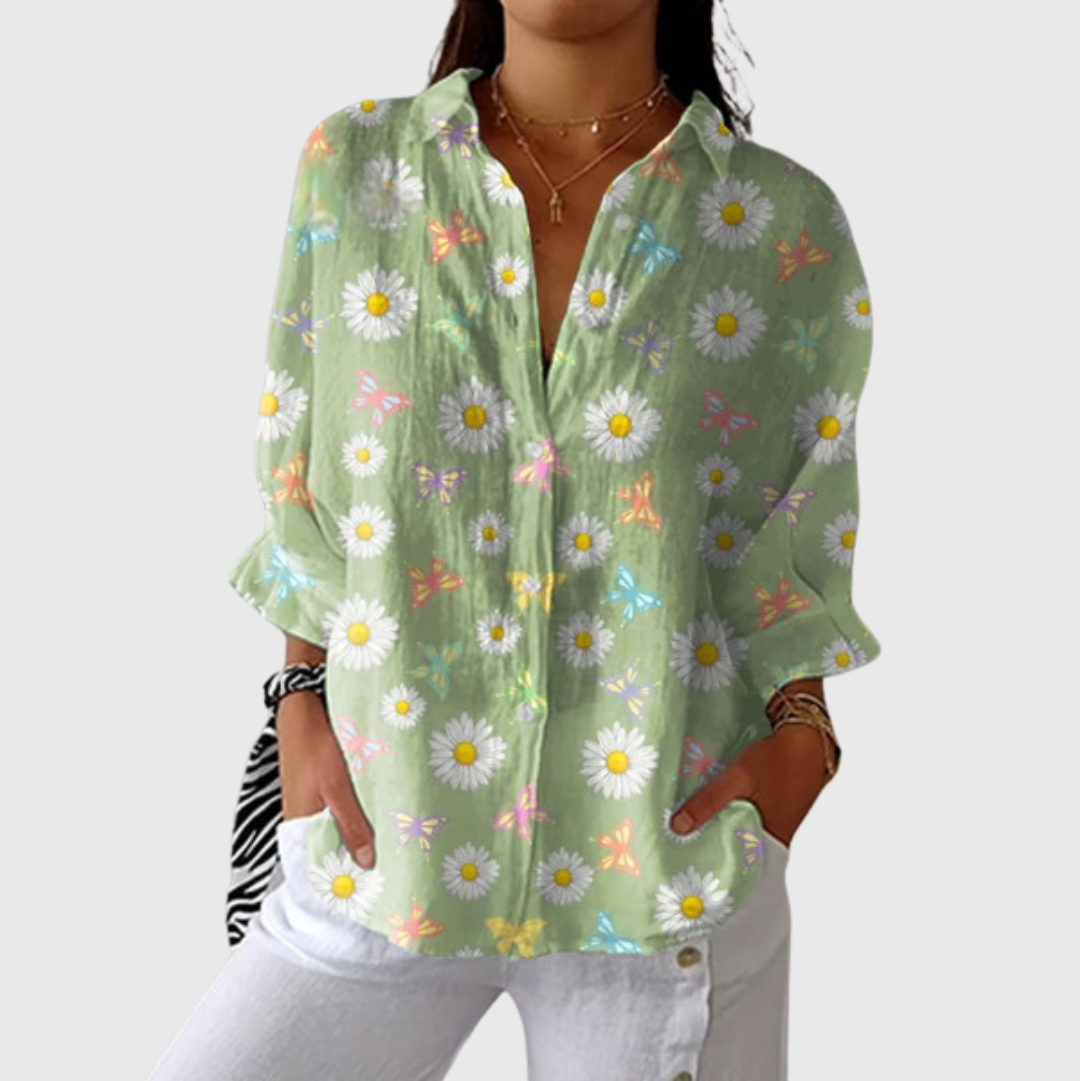 Nina | Lightweight Printed Blouse