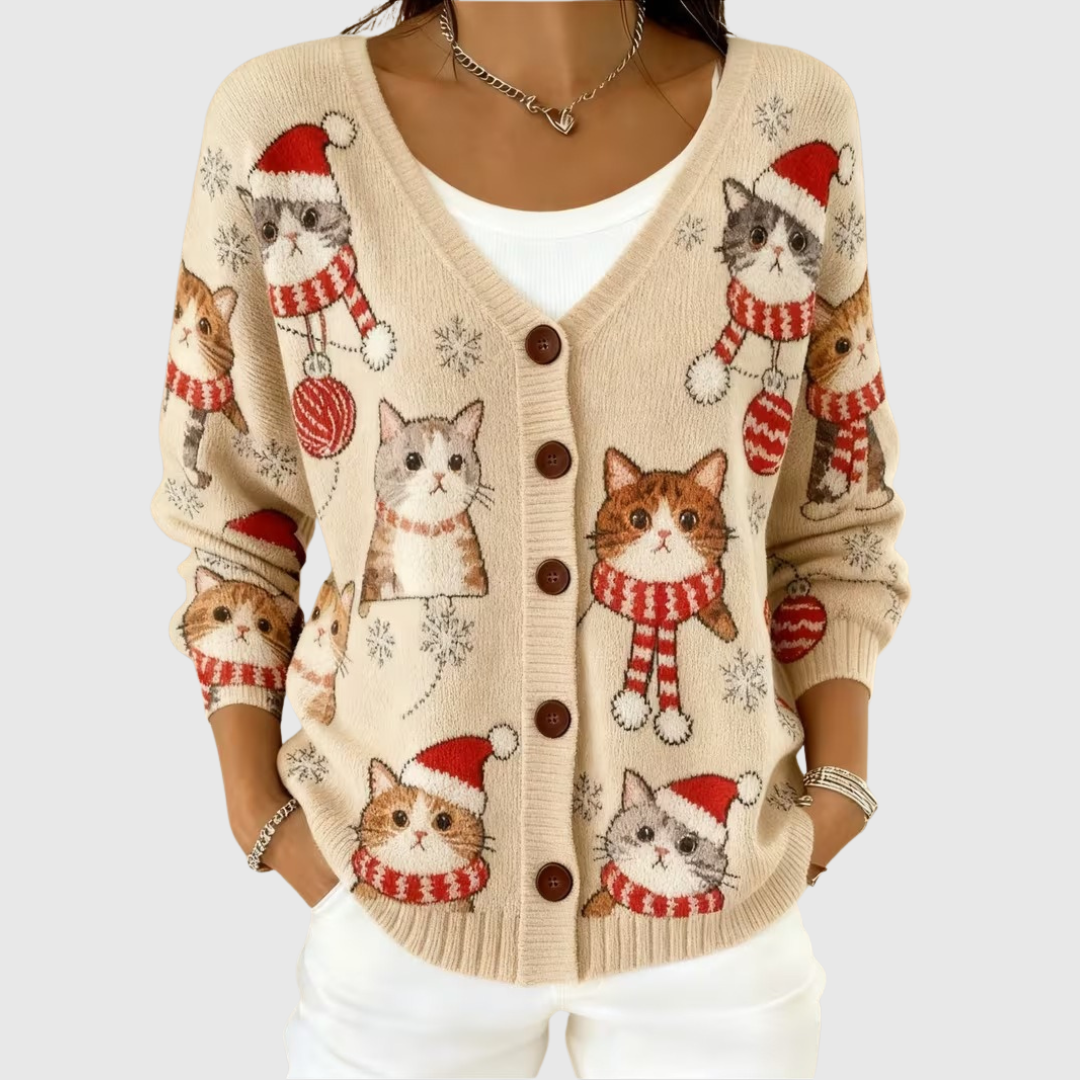 Charlotte | Comfortable Knitted Button-Front Cardigan
