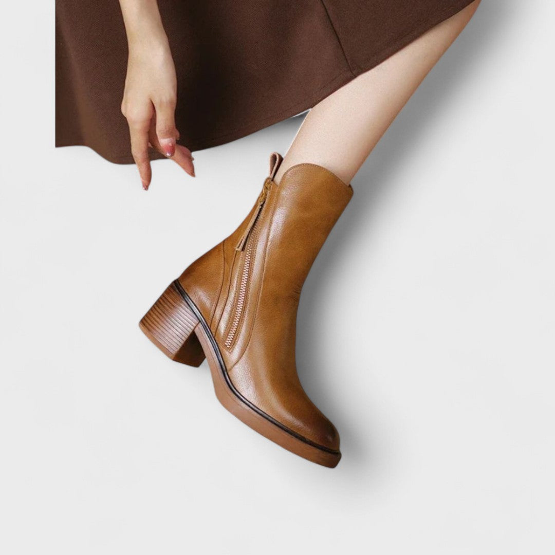 Joan | Leather Ankle Boots