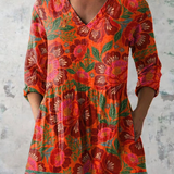 Cora | Long V-Neck Blouse