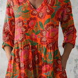 Cora | Long V-Neck Blouse