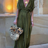 Pauline | Maxi Split-Hem Dress