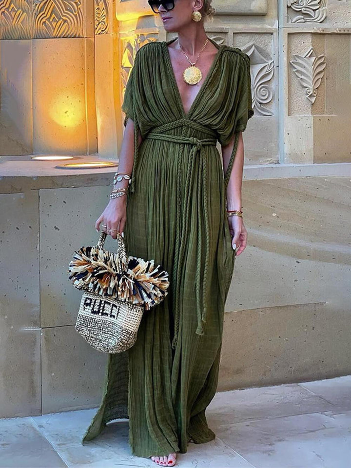Pauline | Maxi Split-Hem Dress