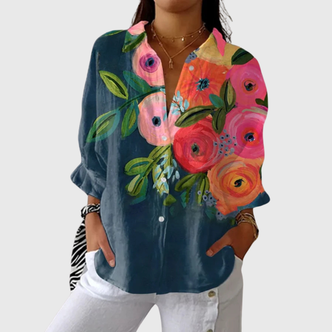 Sarah | Lightweight Printed Blouse