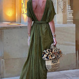 Pauline | Maxi Split-Hem Dress