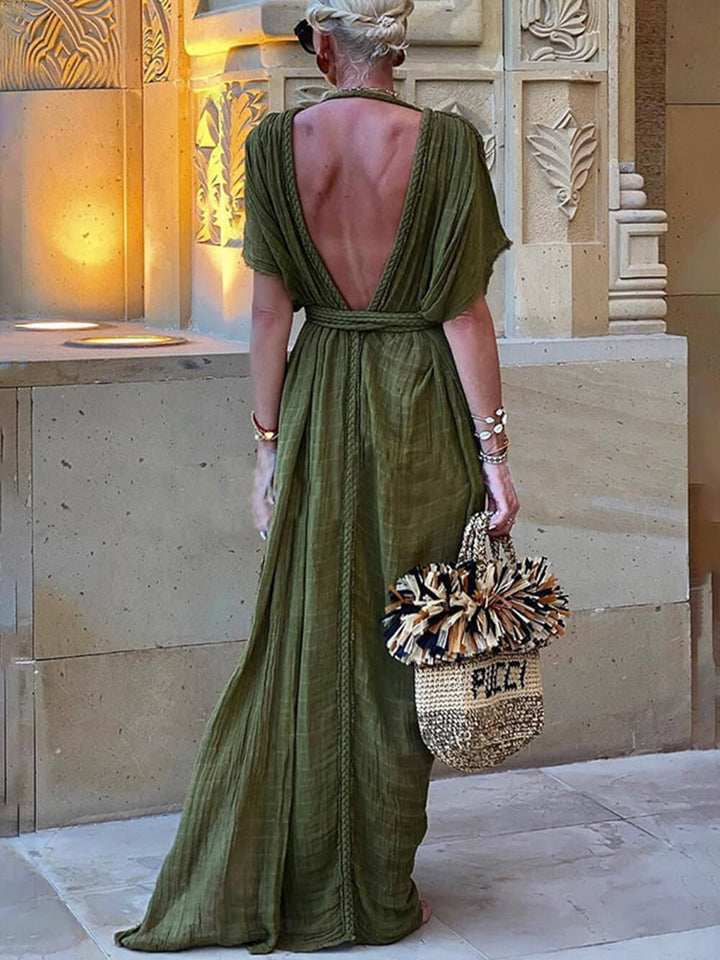 Pauline | Maxi Split-Hem Dress
