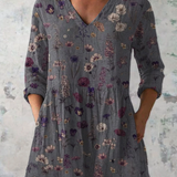 Caitlin | Long V-Neck Blouse