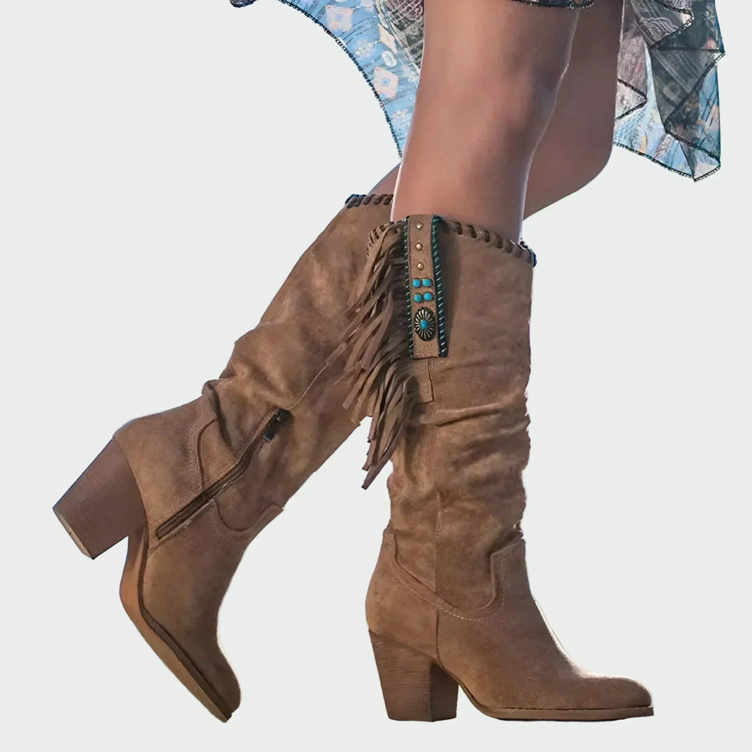 Yasmin | Comfortable Leather Ankle Boots