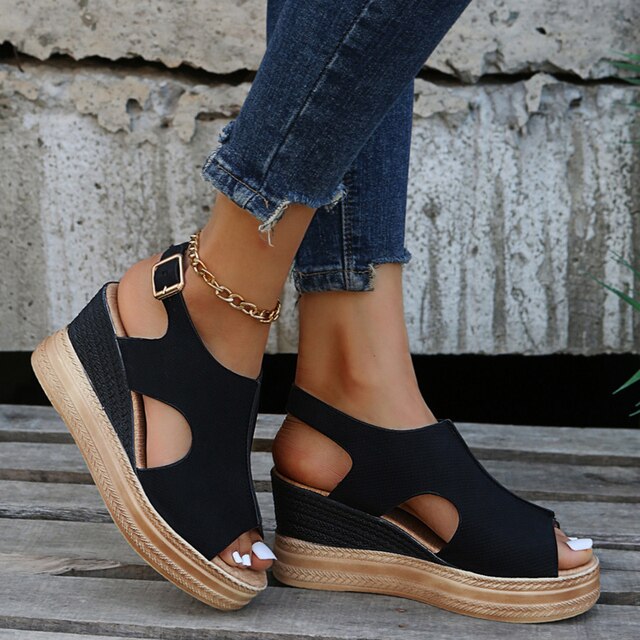Paige | Wedge Sandals