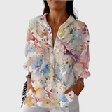 Lillian | Lightweight Printed Blouse