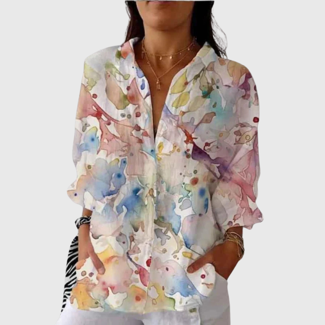 Lillian | Lightweight Printed Blouse
