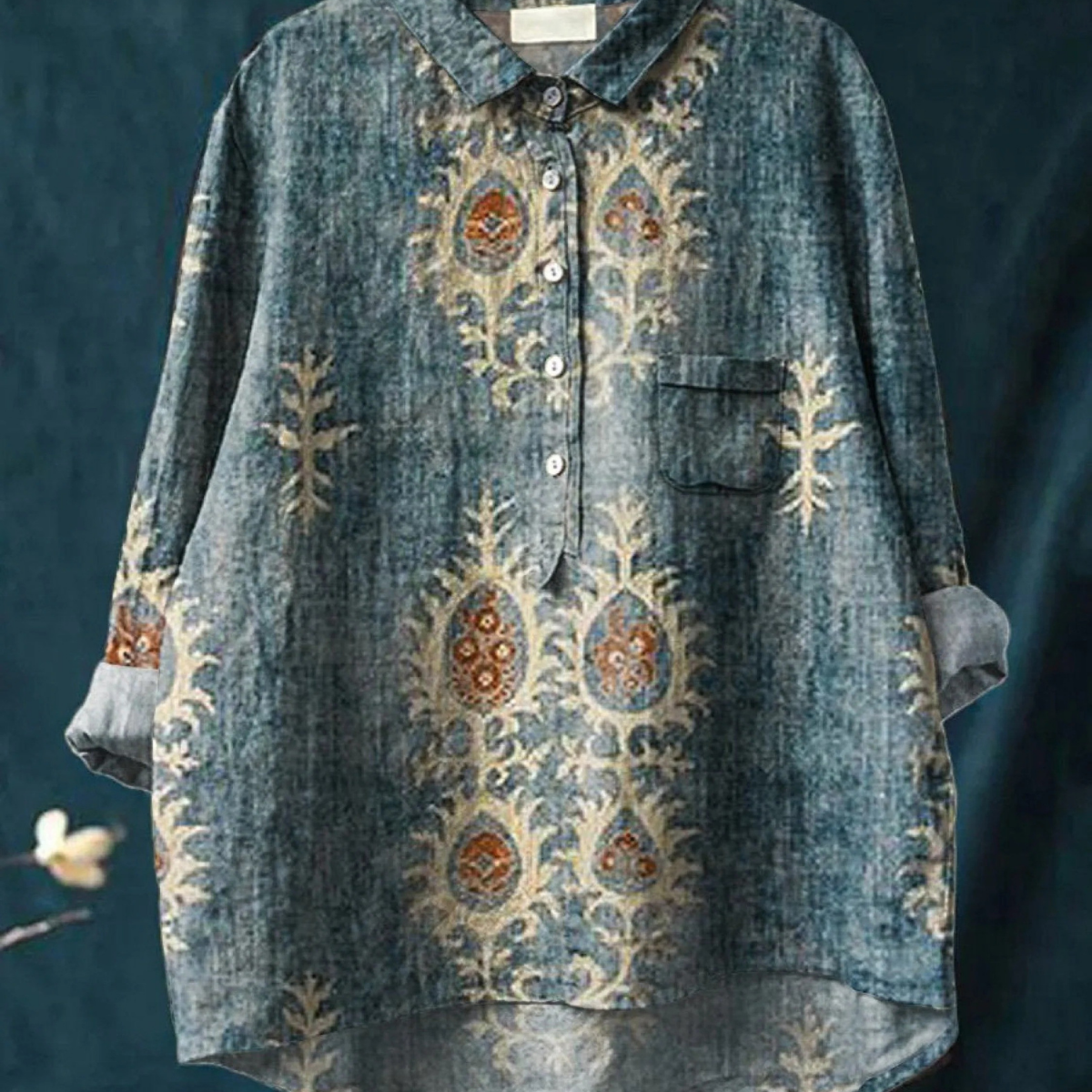 Rose | Floral Printed Relaxed Blouse