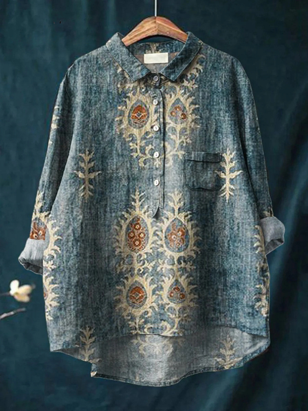 Rose | Floral Printed Relaxed Blouse