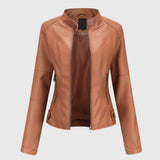 Helena | Elegant Leather Jacket