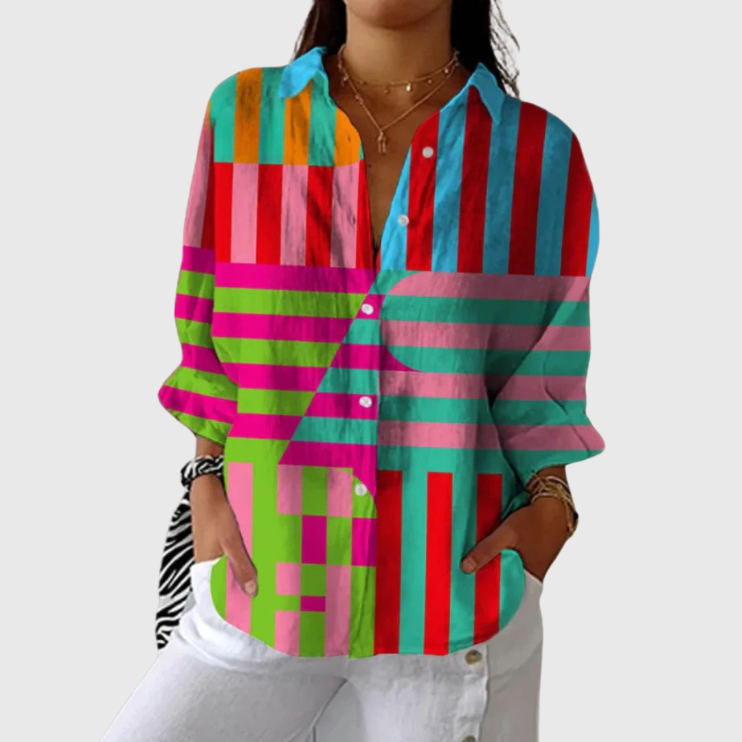 Sonia | Lightweight Printed Blouse