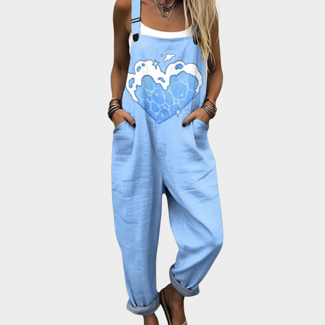 Comfortable Printed Jumpsuit