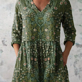 Clara | Long V-Neck Blouse
