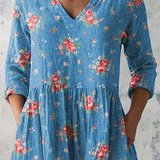 Matilda | Long V-Neck Blouse
