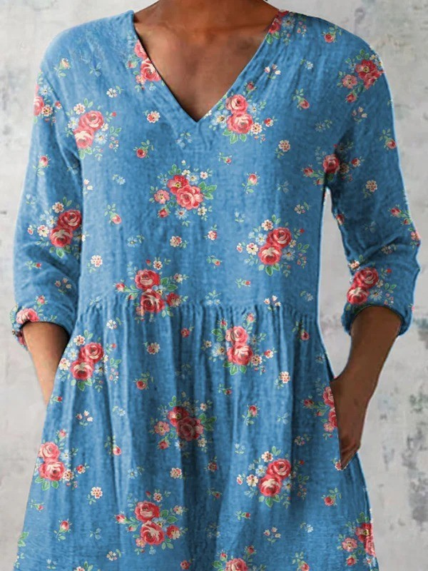 Matilda | Long V-Neck Blouse