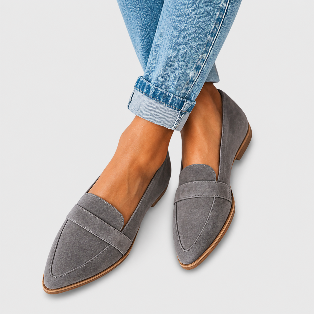 Marlene | Orthopaedic Leather Suede Slippers