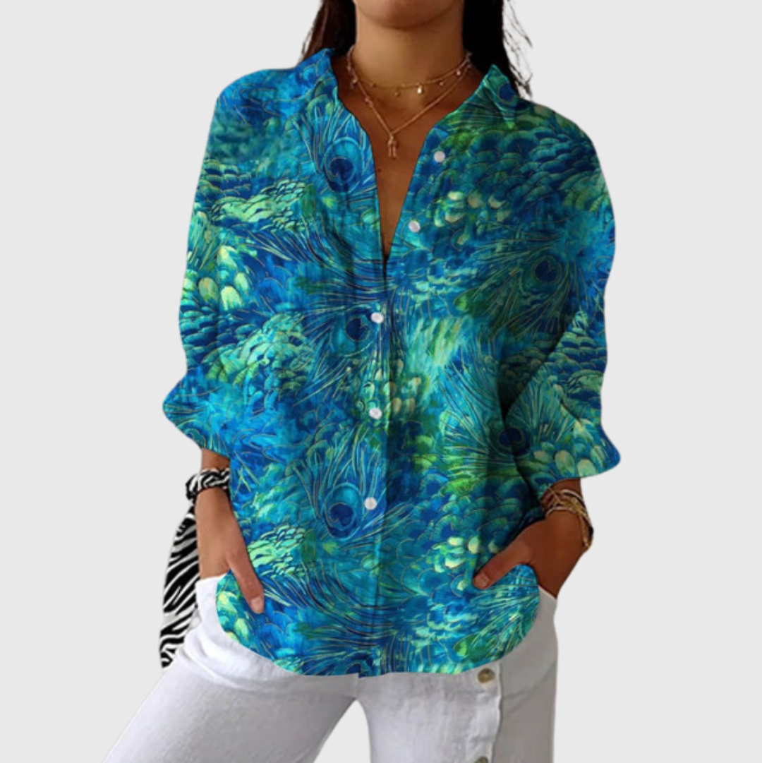 Molly | Lightweight Printed Blouse