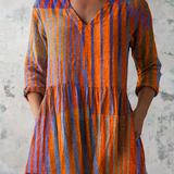 Vivienne | Long V-Neck Blouse