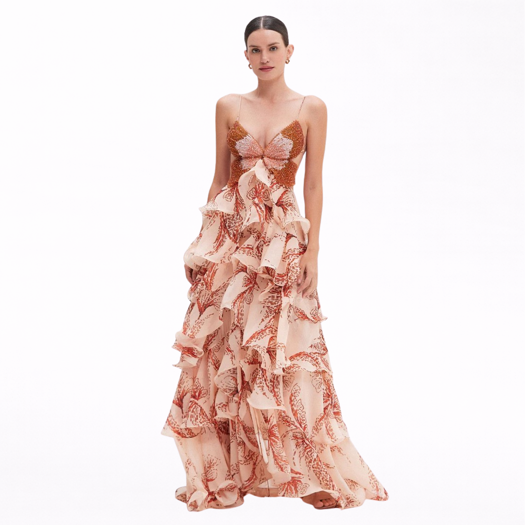 Frances | Ruffled Dress