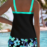 Rose | Elegant Wide-Leg Tankini