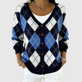 Freya | Comfortable Knitted Button-Detail Cardigan