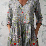 Josephine | Long V-Neck Blouse