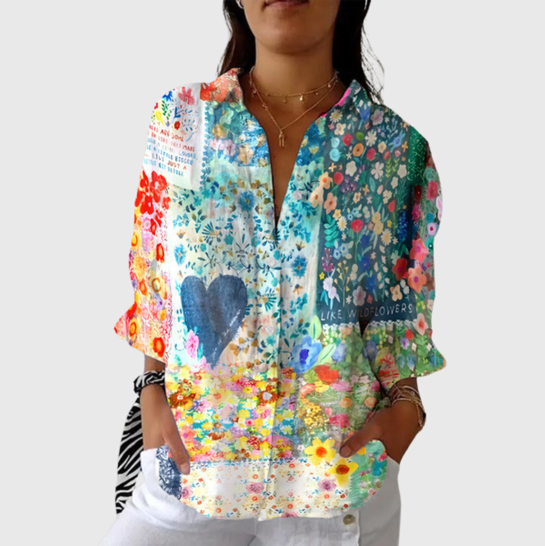 Jessica | Lightweight Printed Blouse