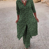 Helena | Geometric-Print Set