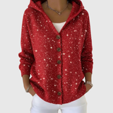 Marie | Comfortable Knitted Hooded Cardigan