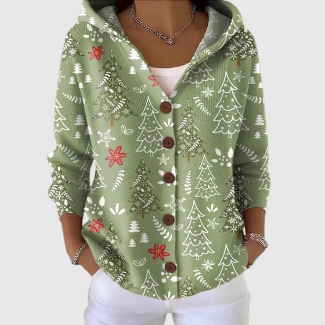Martha | Comfortable Knitted Hooded Cardigan
