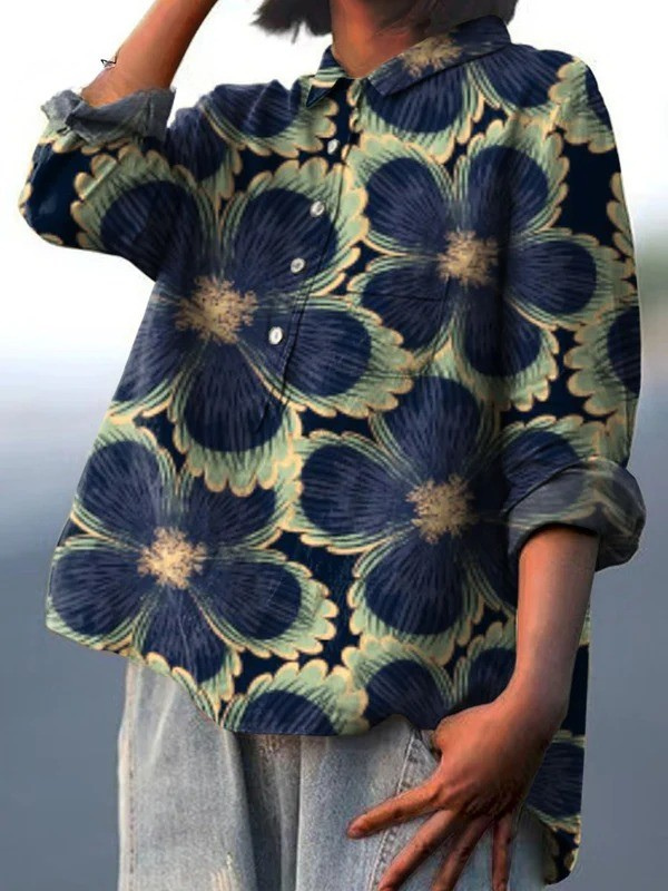 Martha | Floral Relaxed Blouse