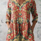 Tracy | Long V-Neck Blouse