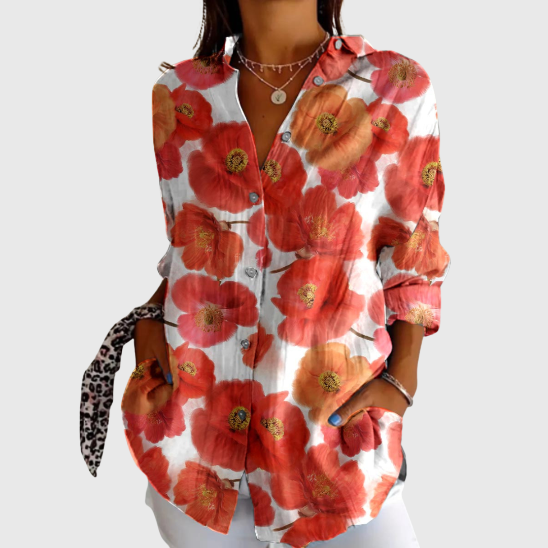 Patricia | Lightweight Printed Blouse