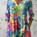Madeleine | Long V-Neck Blouse